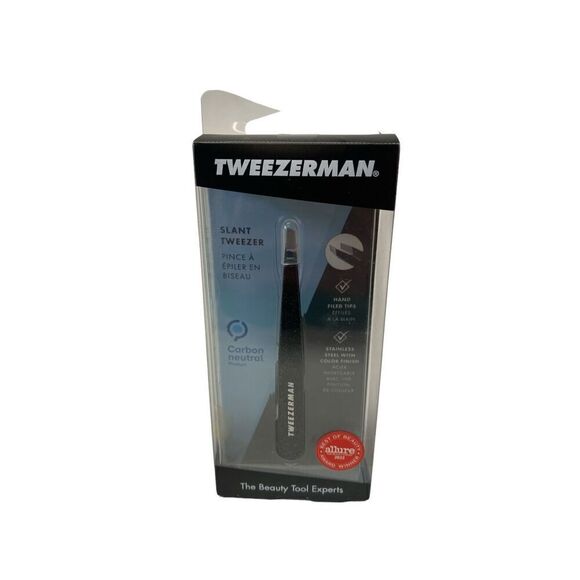 Tweezerman Slant Tweezers in Black (READ) - Picture 1 of 1